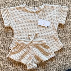Cream Kids Matching Set by Rivi & Kin